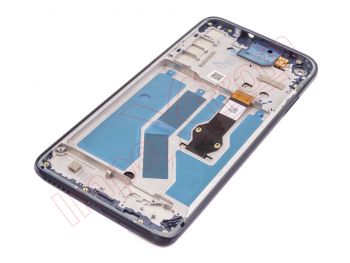 Pantalla completa IPS LCD azul Capri Blue con carcasa para Motorola Moto G8 Power, XT2041-3